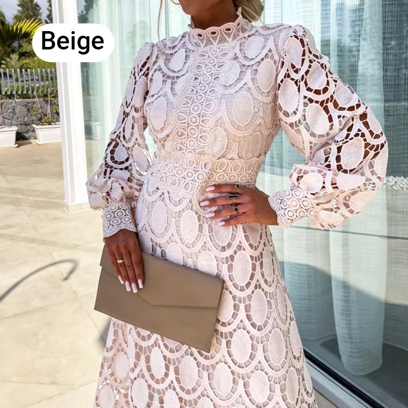 💖Women's Elegant Long-Sleeve Lace Dress