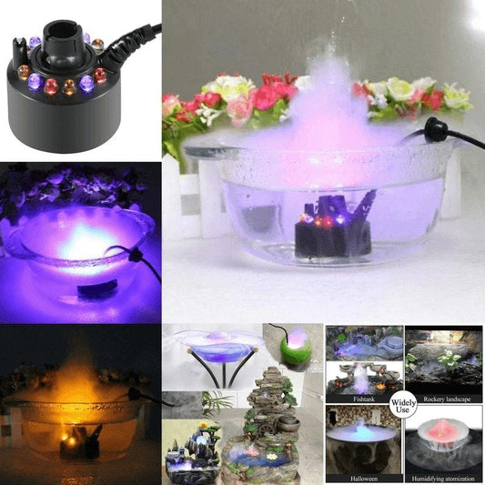 ๐12 LED light Ultrasonic Mist Maker Fogger