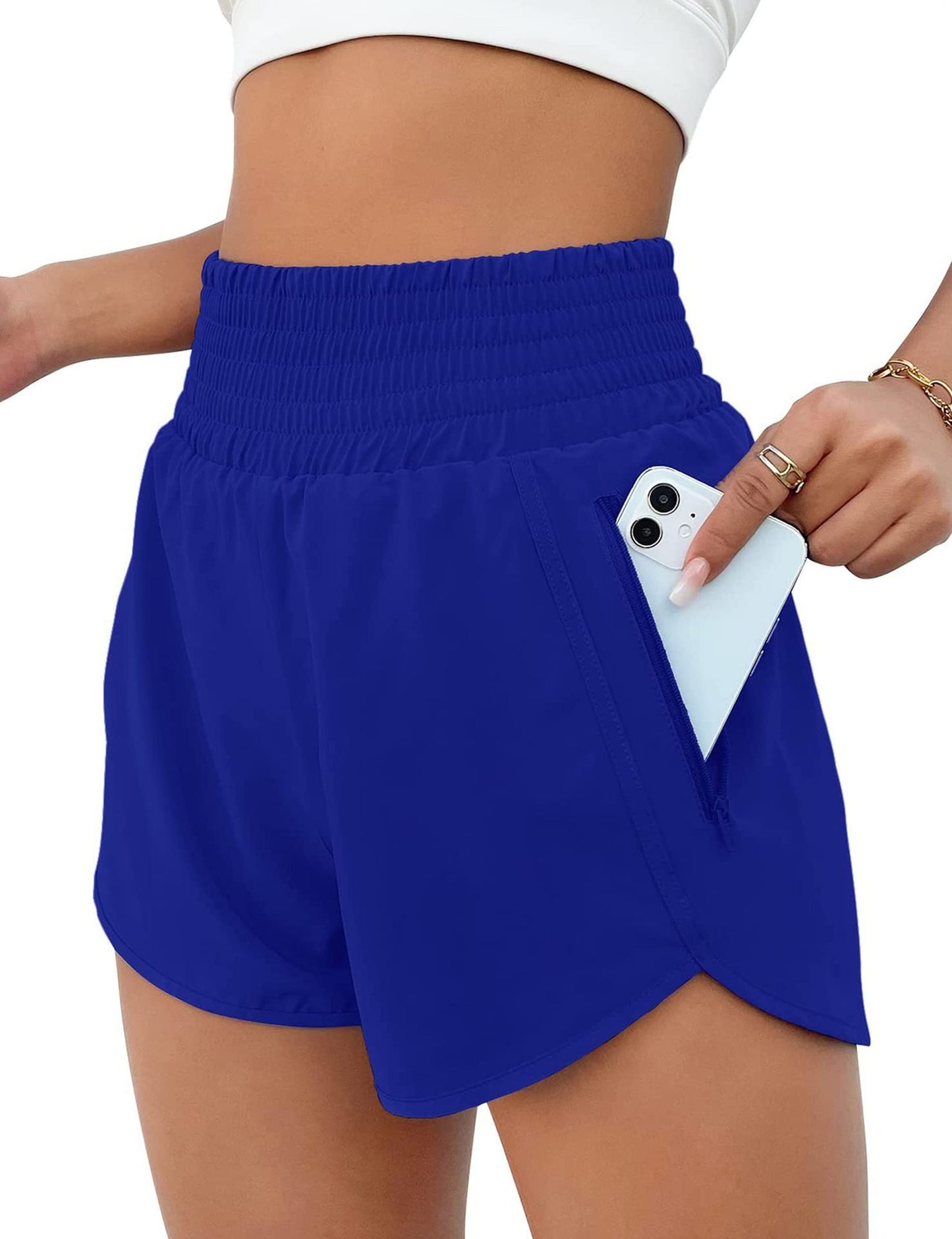 Women's Athletic Shorts High Waisted Running Shorts
