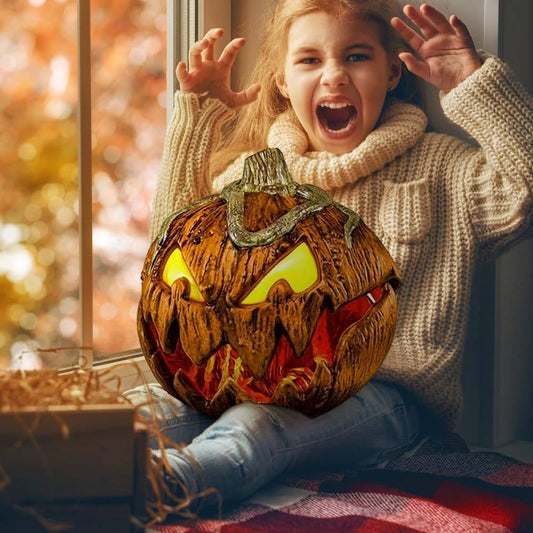 ๐ Halloween Scary Pumpkin With Lights ๐ป Early Halloween Flash Sale โ