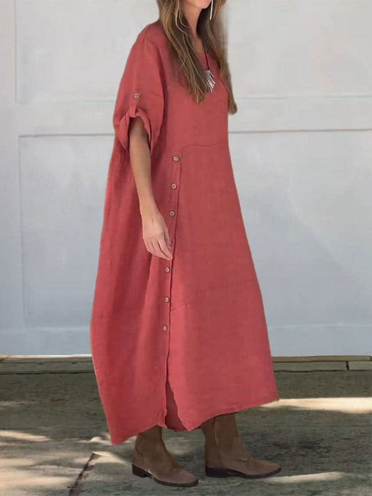 🔥Women's Linen Cotton Dress