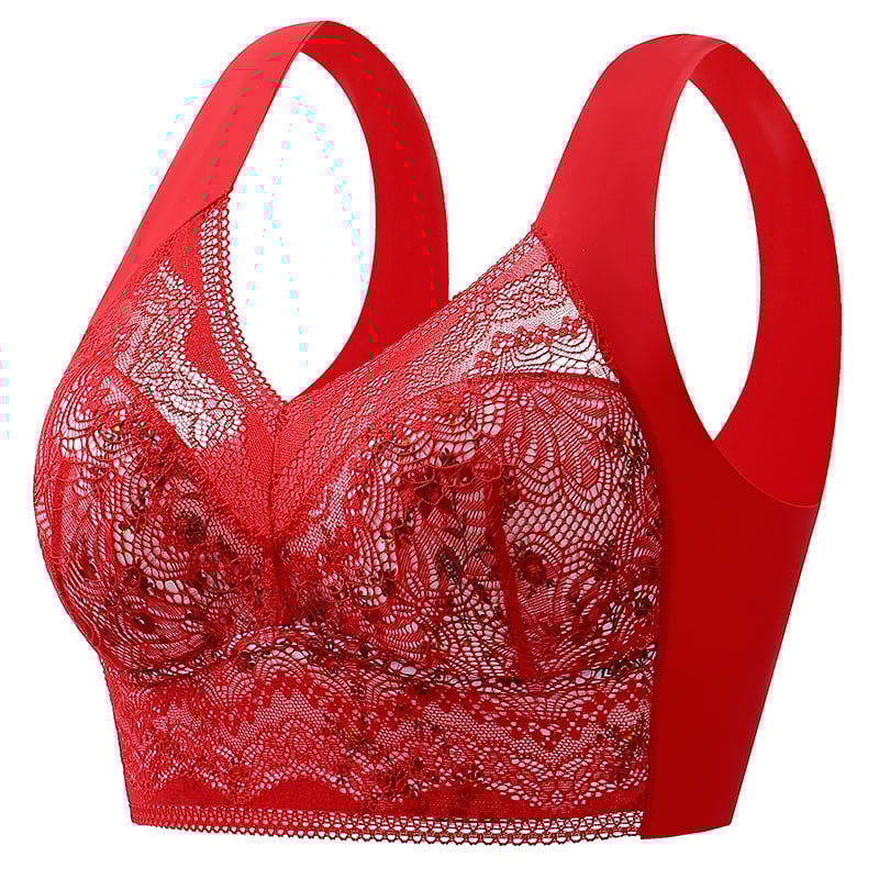 ❤️Plus Size Seamless Push Up Wireless Bra