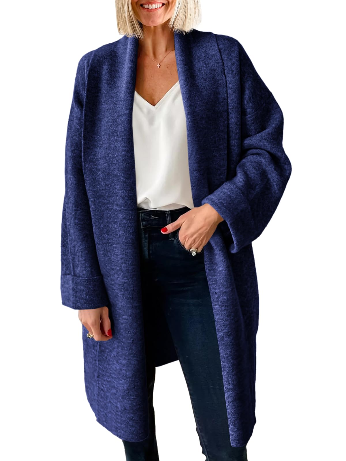 Women's Long Cardigan Sweater Knitted Coat