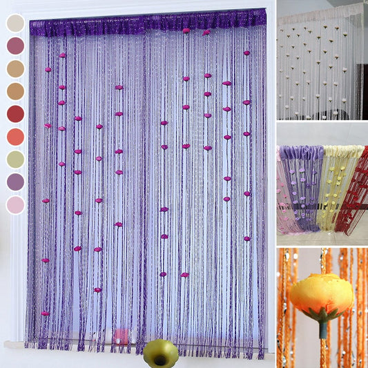 š·Rose Thread Door Curtain