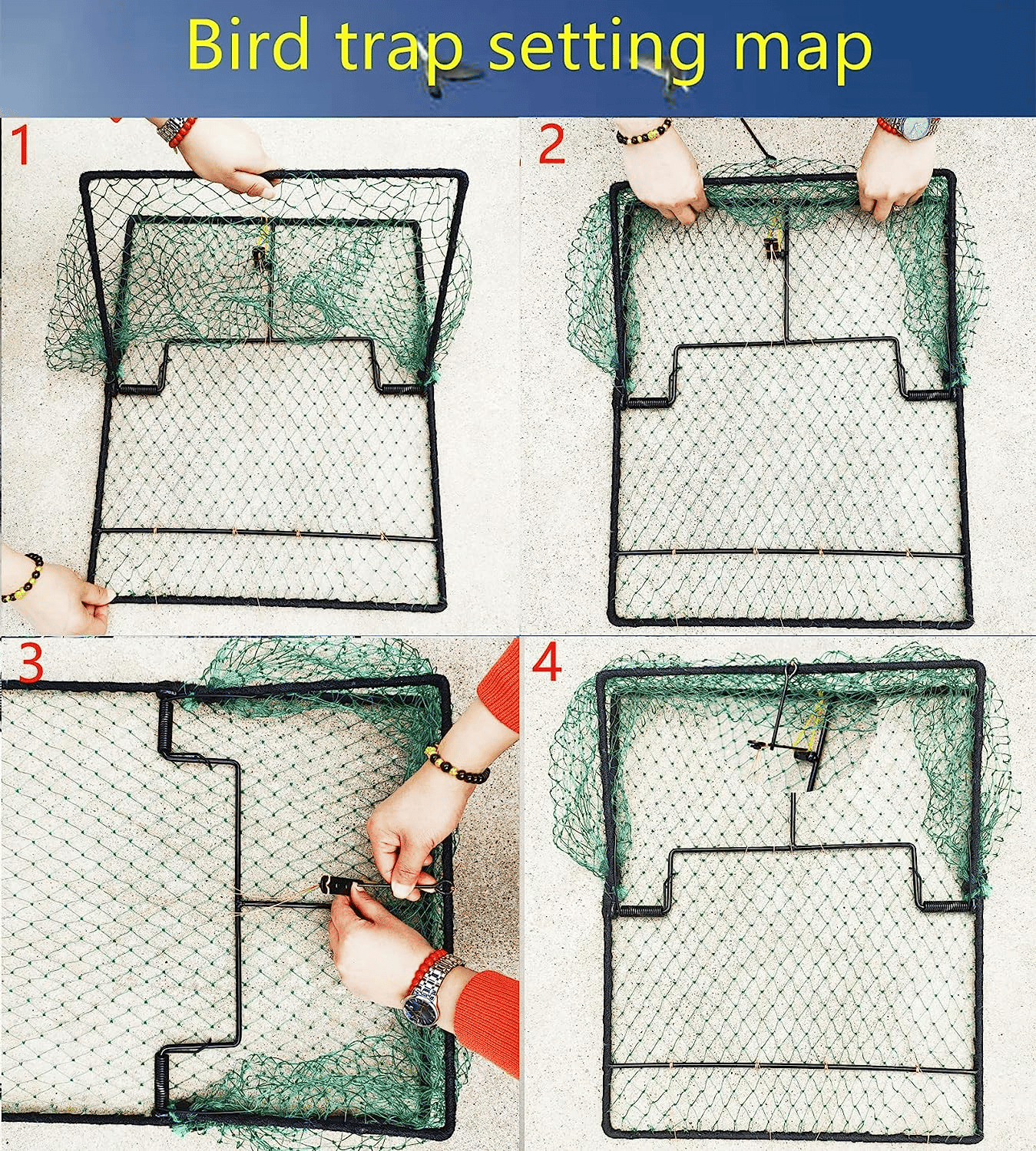 High Quality Sturdy Upgraded Version Breeding Hunting Trap