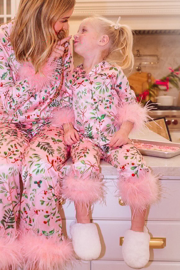 PINK CHRISTMAS HEIDI CUTE PAJAMAS