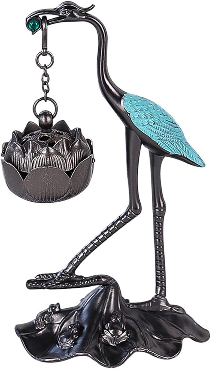 Lotus Crane Ornaments & Aromatherapy Diffuser
