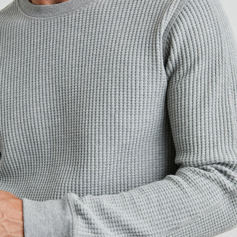 Men's knitted long sleeve top