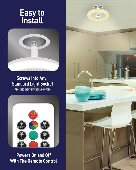 New Remote Control Fan Light