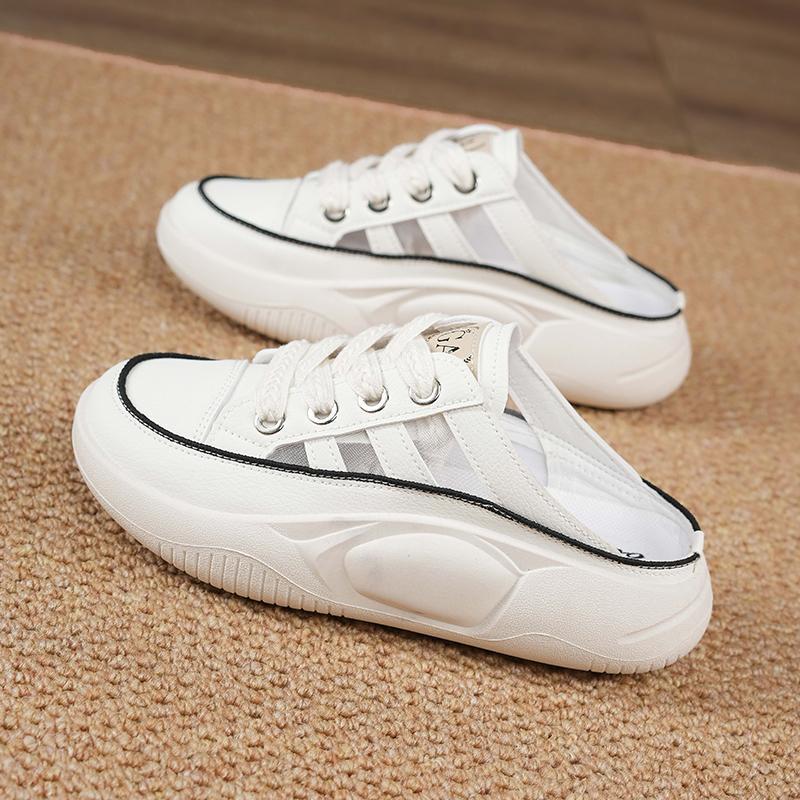 WOMEN'S CLOSED TOE HALF SLIPPERS