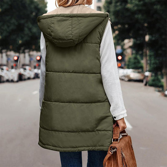 💝Great Gift! Women's Reversible Vest Sleeveless Faux Wool Jacket