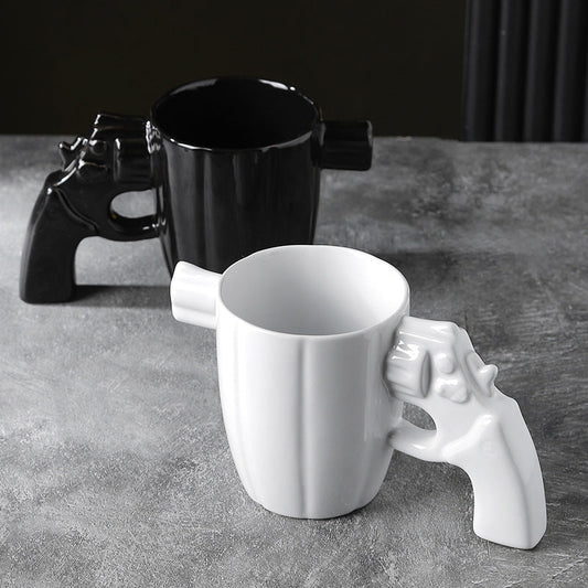 🔥Creative Novelty Coffee Mug with Revolver Handle