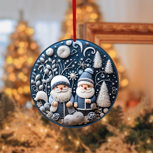 Beautiful Blue Christmas Ornaments