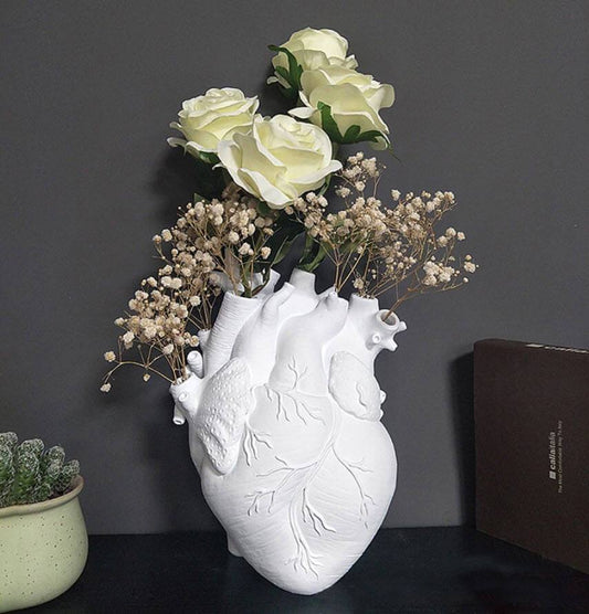 Anatomical Heart Flower Vase - Large