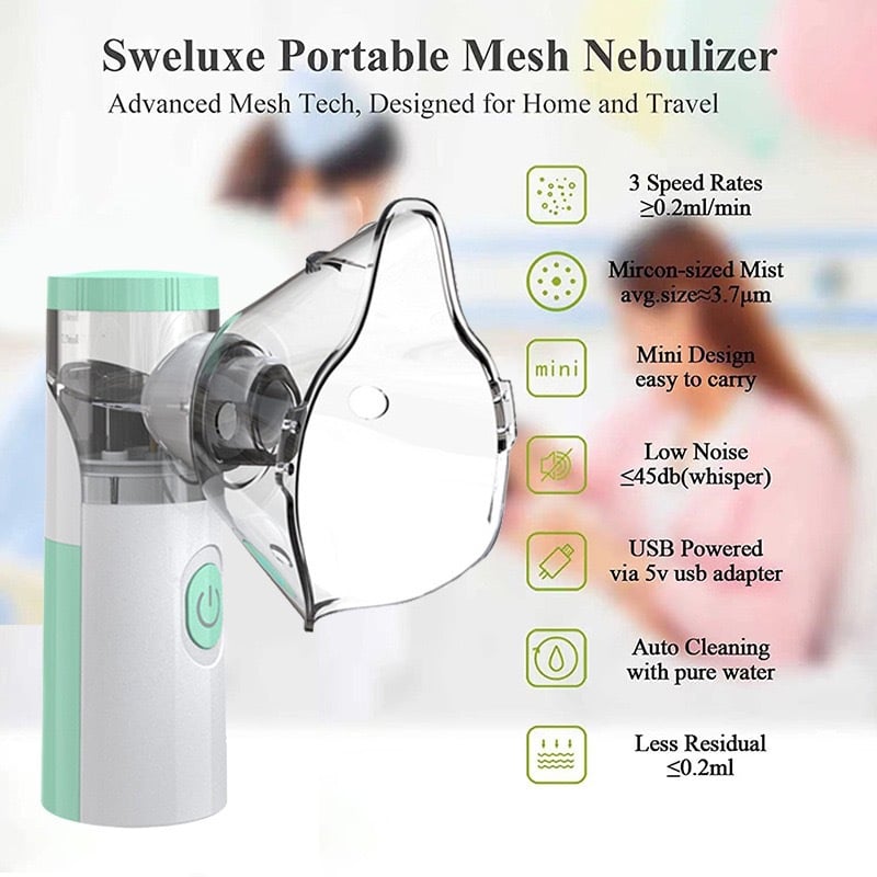 Nebulizer Portable Machine For Adult & Kids