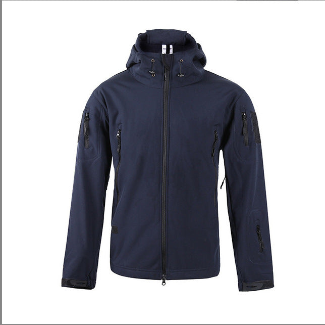 Men's outdoor assault jacket thickened hooded coat