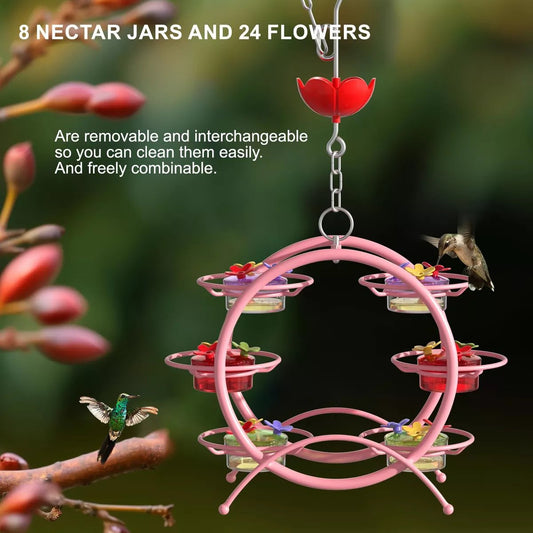 💖Pinwheel-Shaped Outdoor Hummingbird Feeder