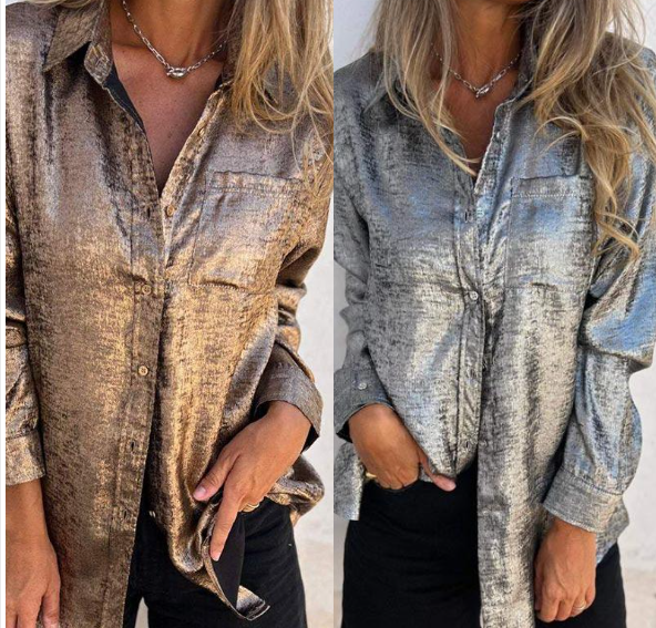 ✨Casual Fashionable Lapel Shirt for Women