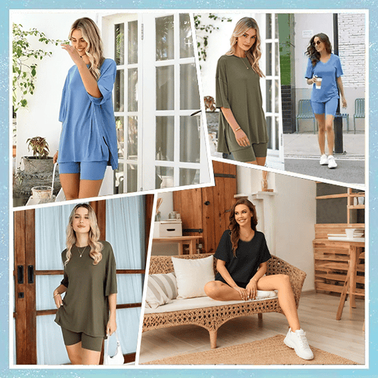 Women's Summer Casual Oversized Two-Piece Set