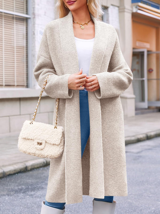 Women's Long Cardigan Sweater Knitted Coat
