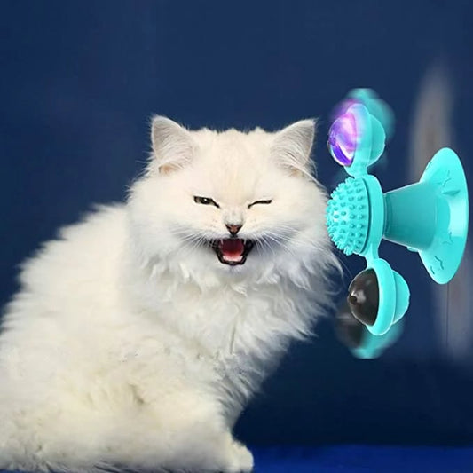 ๐ฅ๐ฅ Interactive Windmill Cat Toys with Catnip