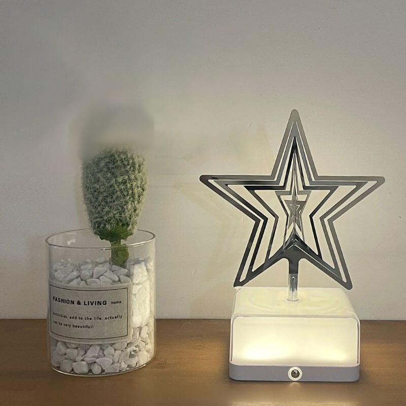 🎄LED 3D Rotating Ambient Night Light 16 Colors💟