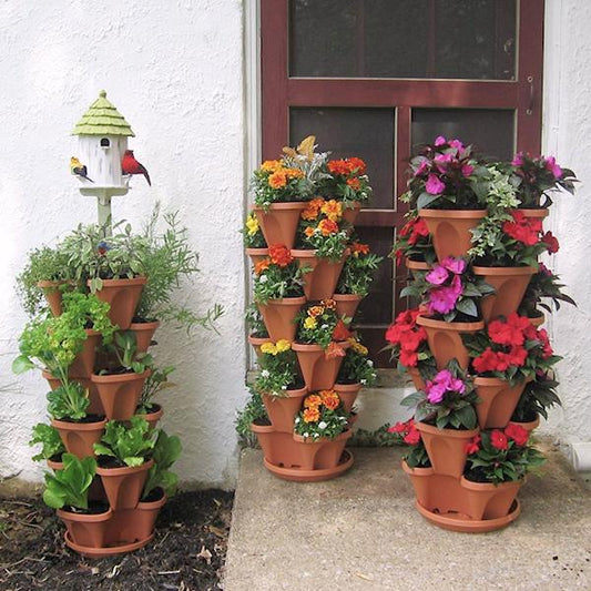 Stand Stacking Planters Strawberry Planting Pots