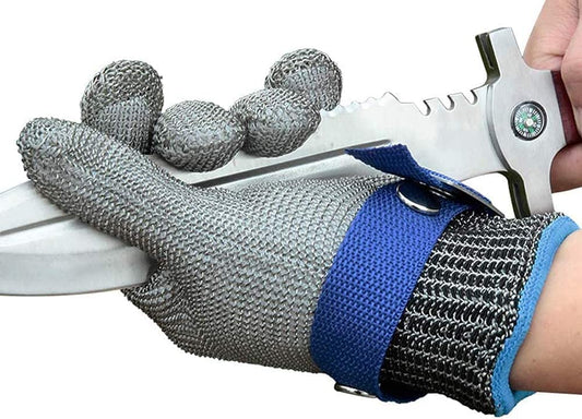 🔥Food Grade Stainless Steel Mesh Metal Glove