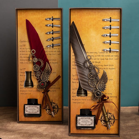 Vintage Steampunk Quill Pen