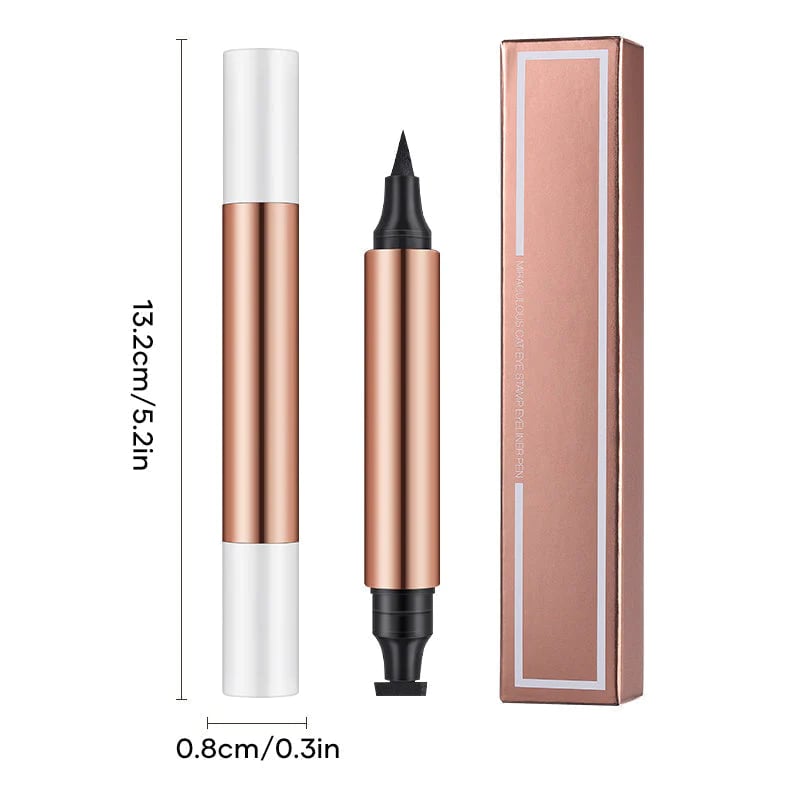 Seductive cat eye stamp eyeliner