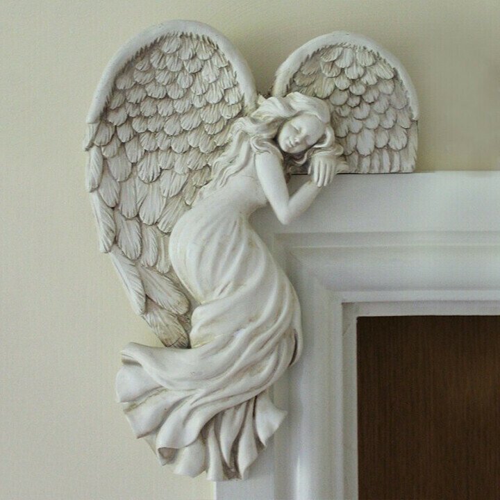 Door Frame Angel Wings Sculpture.