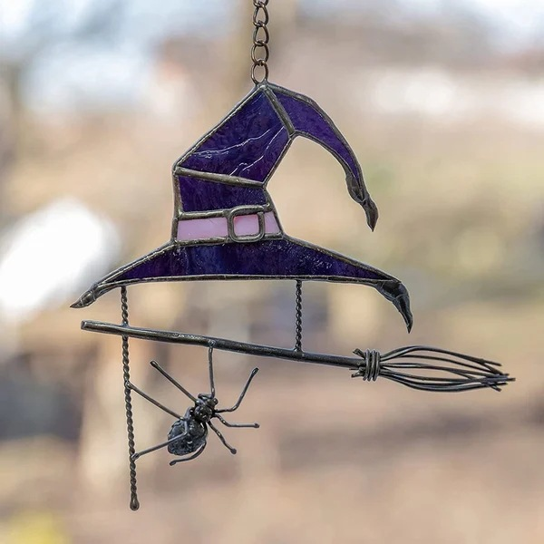 🎃Grim Reaper Stained Glass Suncatcher💀