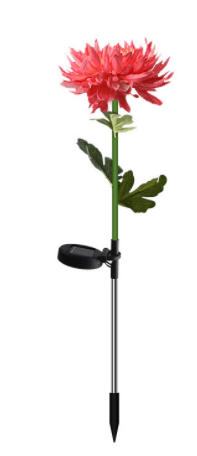 🎁 - SPRING ARTIFICIAL Chrysanthemum SOLAR GARDEN STAKE LED