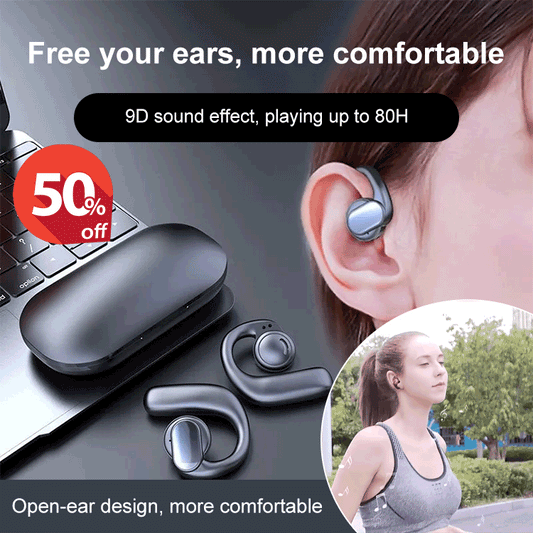 🔥 🎁2024 New Year Hot Sale🎁 49%🔥TWS wireless bone conduction digital Bluetooth earbuds