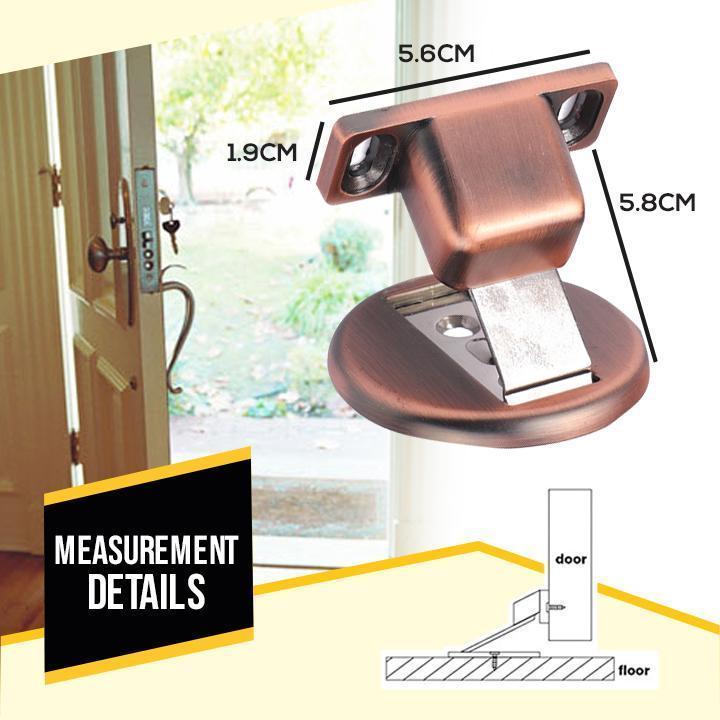 No-Slip Invisible Magnetic Doorstop