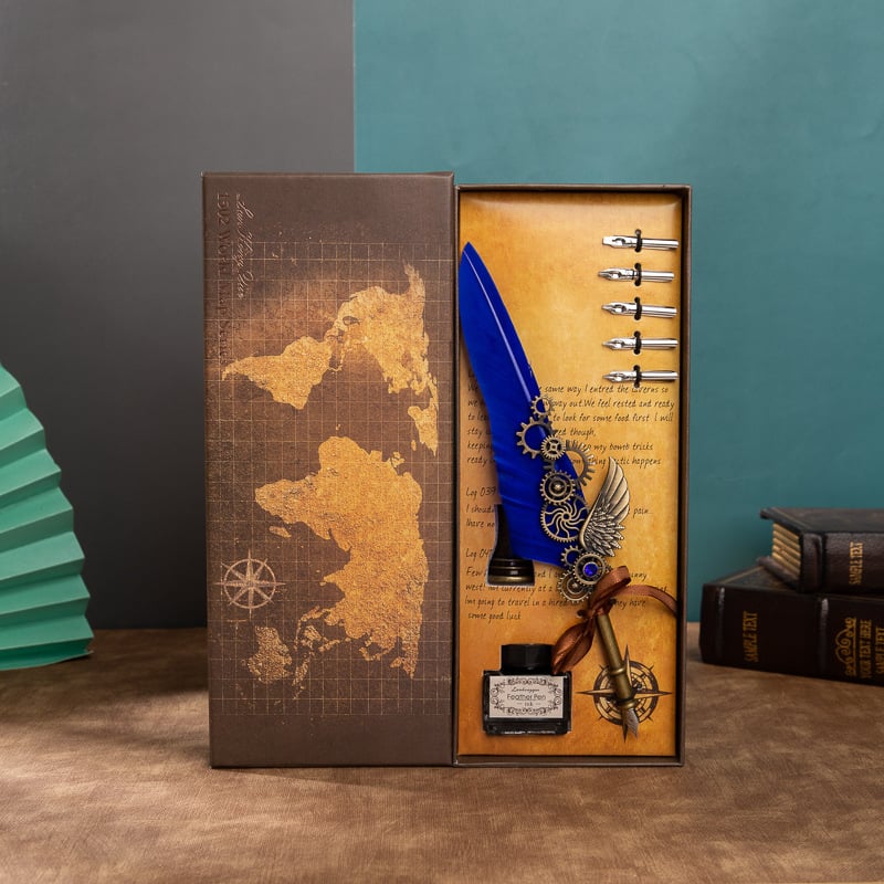 Vintage Steampunk Quill Pen