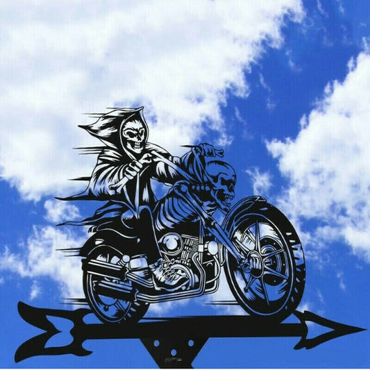 Last Day Promotion 50% OFF-Ghost Rider Metal Weathervane for roofs