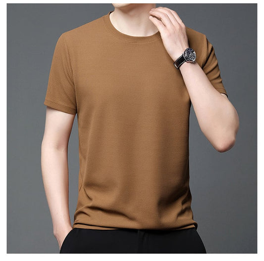Breathable Waffle Weave T-shirt
