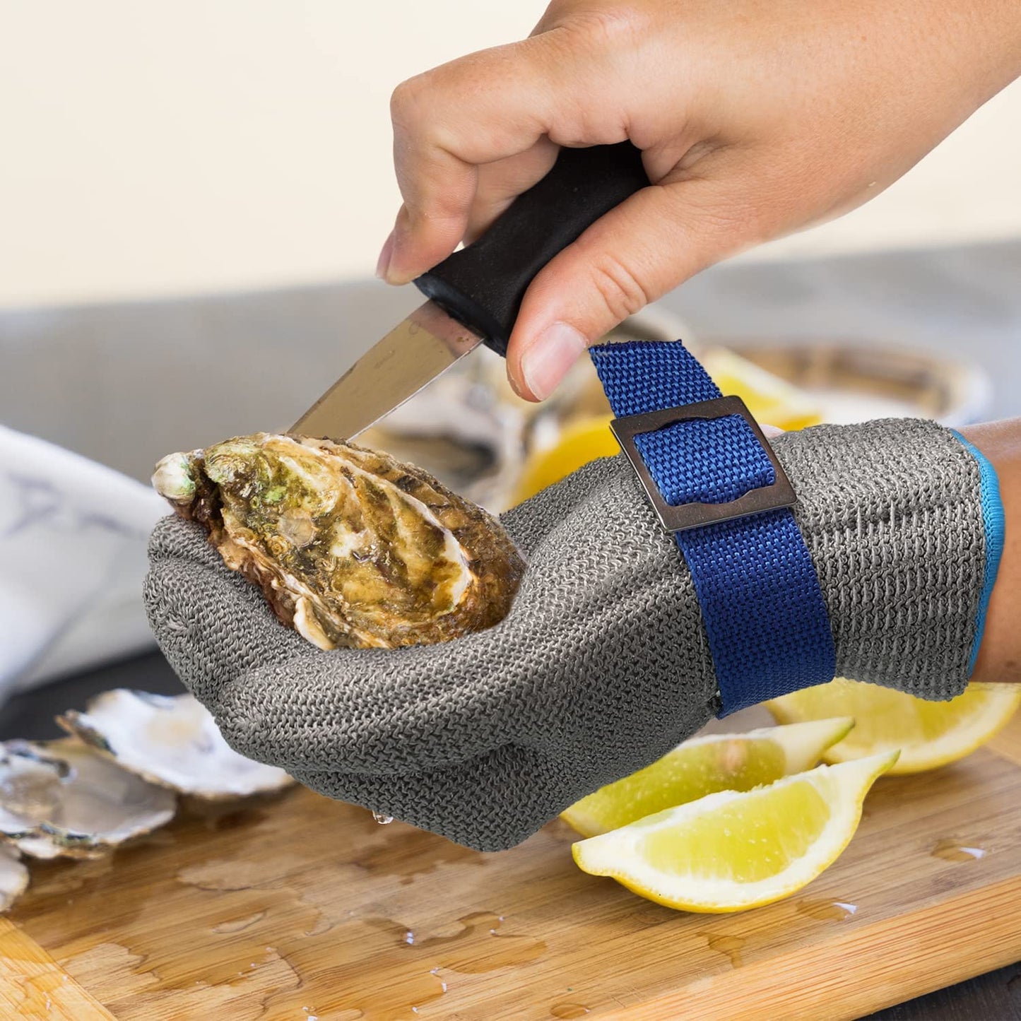 🔥Food Grade Stainless Steel Mesh Metal Glove