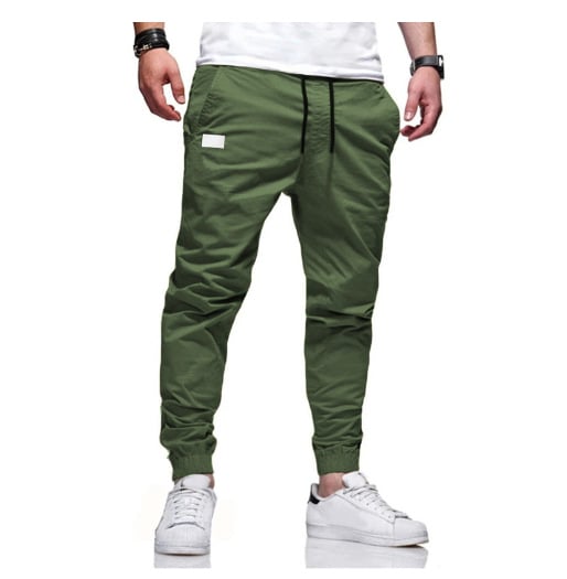 Cargo Pants Joggers Drawstring Elastic