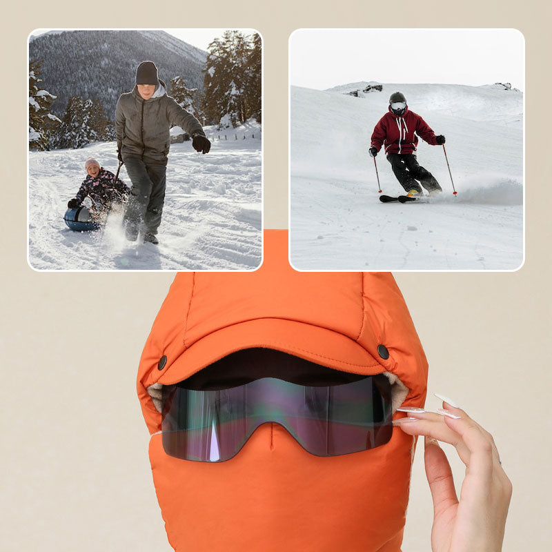 🌟Windproof Full Cover Outdoor Riding Mask with Glasses