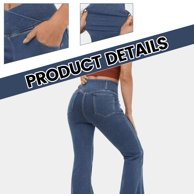 🔥Stretchy Jeans High Waisted Crossover