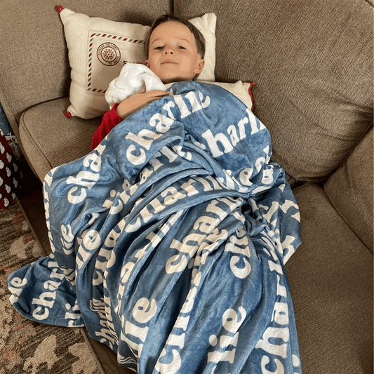 Personalized Super Soft Name Family Blanket