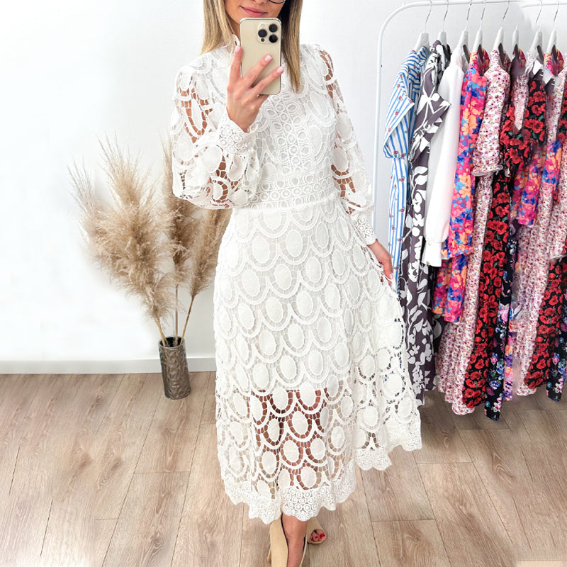 💖Women's Elegant Long-Sleeve Lace Dress