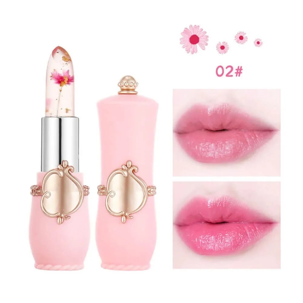 Crystal Jelly Flower Color Changing  Lipstick-✨BEST GIFT🎁