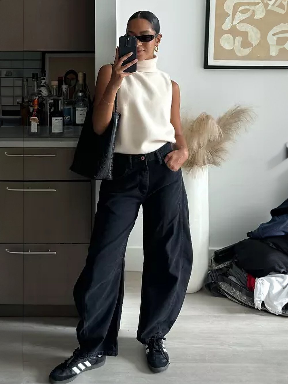 🔥Mid-Rise Barrel Jeans