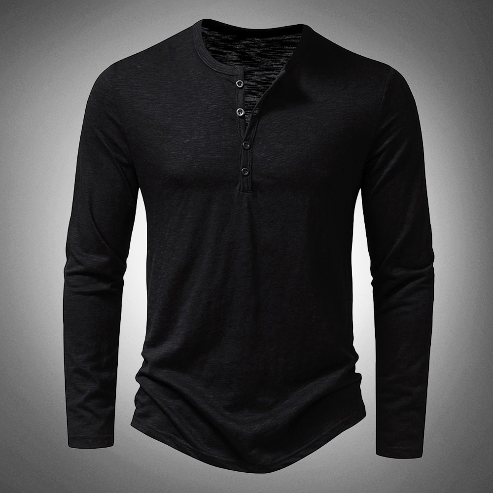 Vincenzo Henley Long Sleeve Shirt