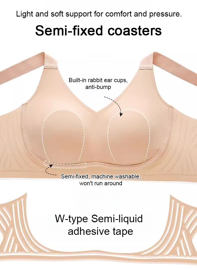 🏆Wire-Free Non-Marking Skin-Friendly Push-Up Bra