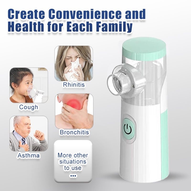 Nebulizer Portable Machine For Adult & Kids