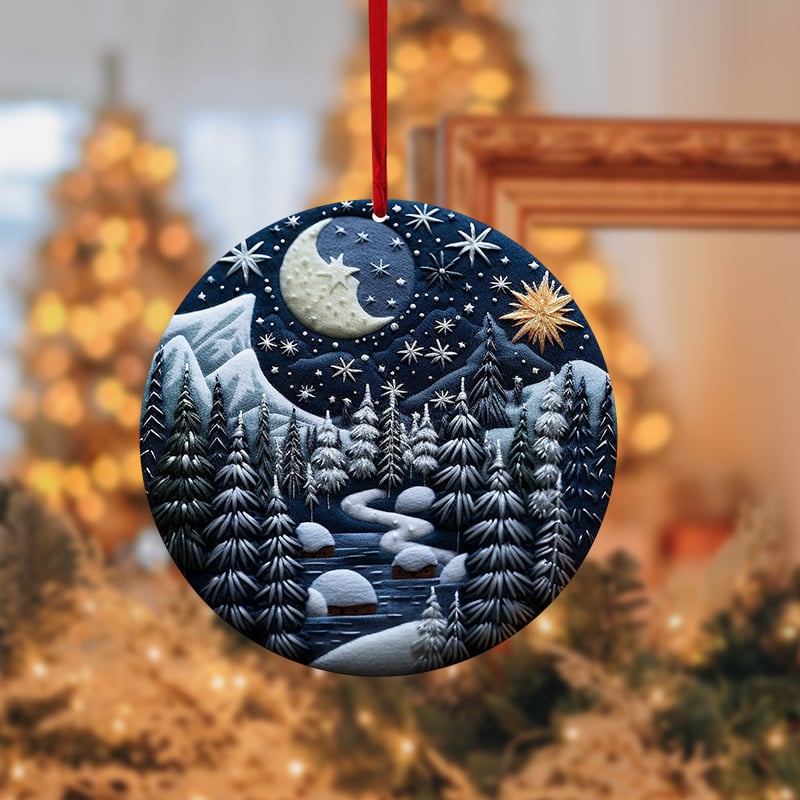 Beautiful Blue Christmas Ornaments
